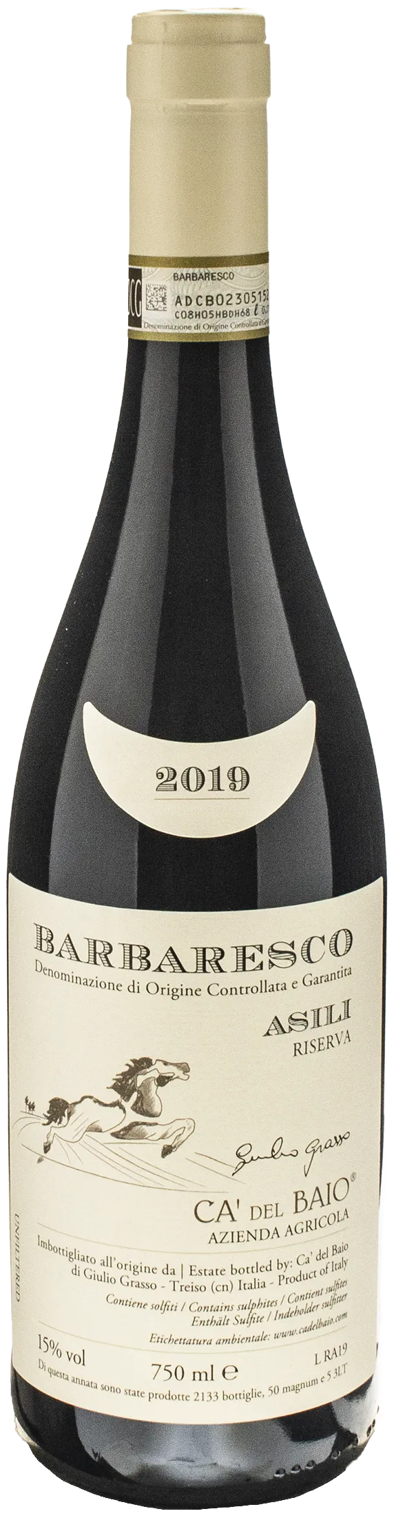 Ca del Baio Barbaresco Asili Riserva 2019