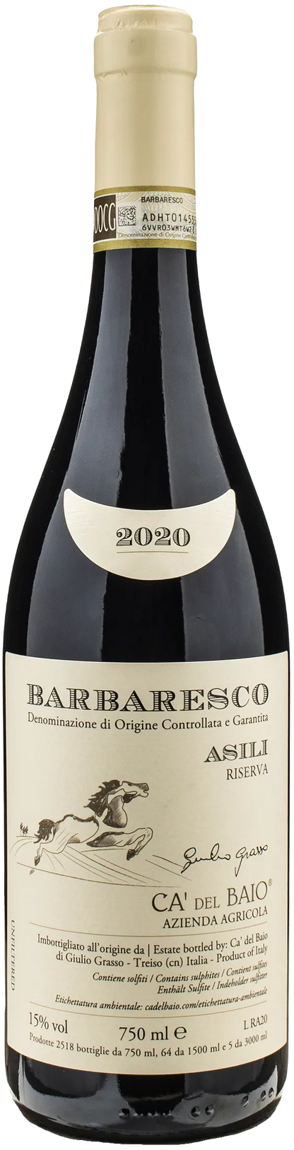 Ca del Baio Barbaresco Asili Riserva 2020