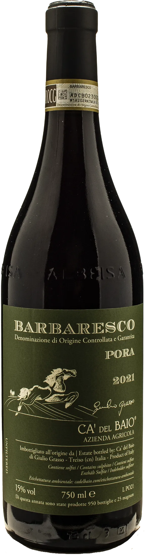 Ca del Baio Barbaresco Pora 2021