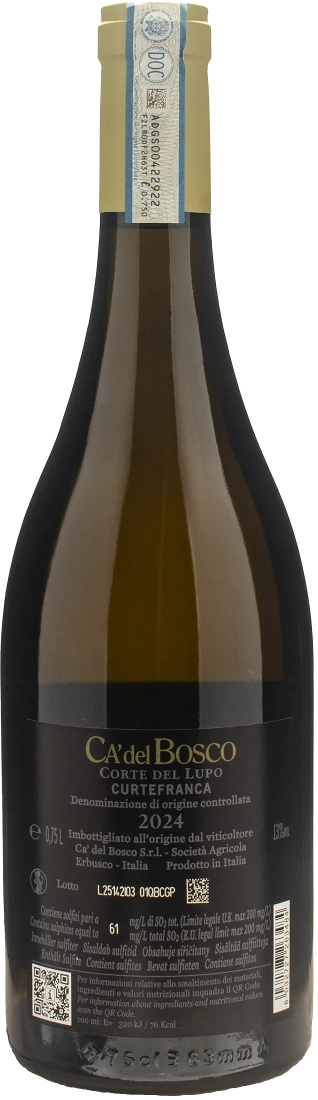 Ca' del Bosco Curtefranca Corte del Lupo 2024