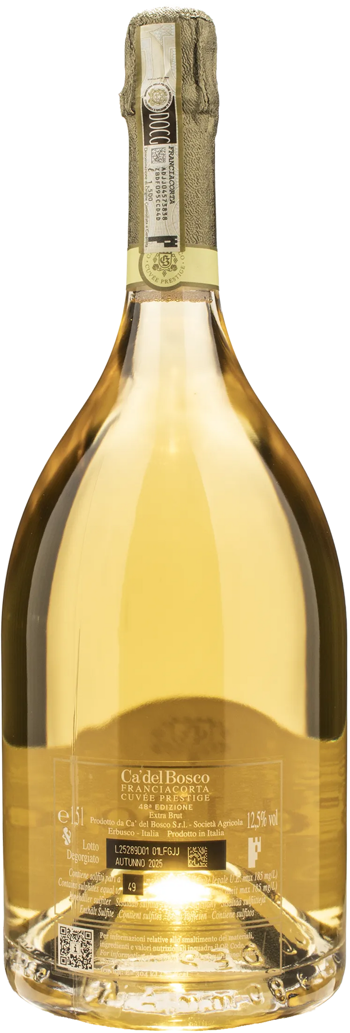 Ca' del Bosco Franciacorta Cuvee Prestige 48esima Edizione Extra Brut Magnum