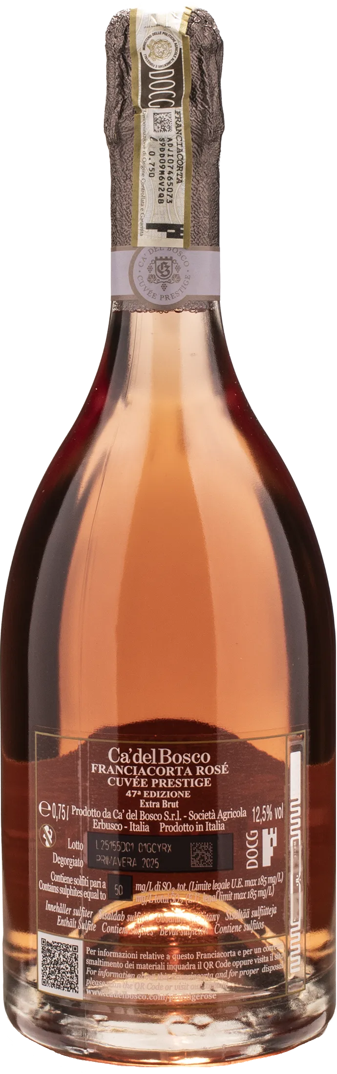 Ca' del Bosco Franciacorta Cuvee Prestige Rosè 47esima Edizione
