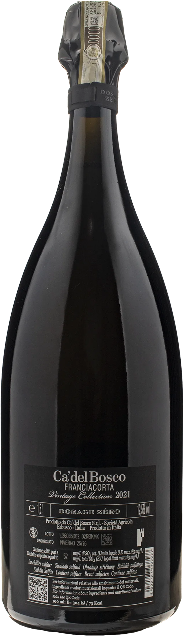 Ca' del Bosco Franciacorta Vintage Collection Dosaggio Zero Magnum 2021