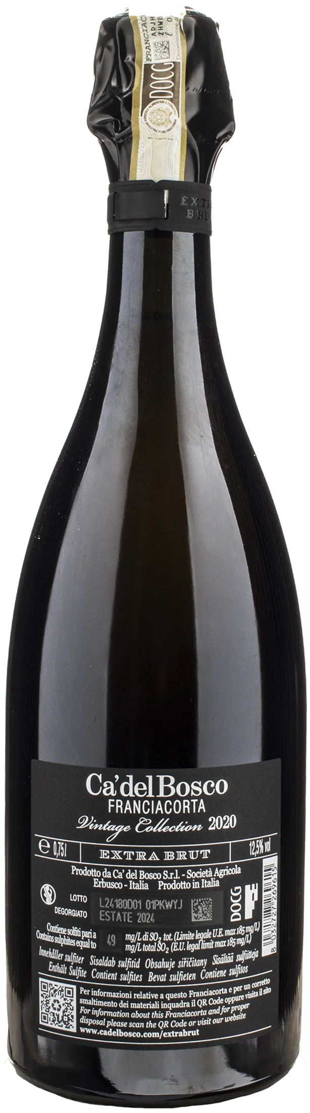 Ca' del Bosco Franciacorta Vintage Collection Extra Brut 2020