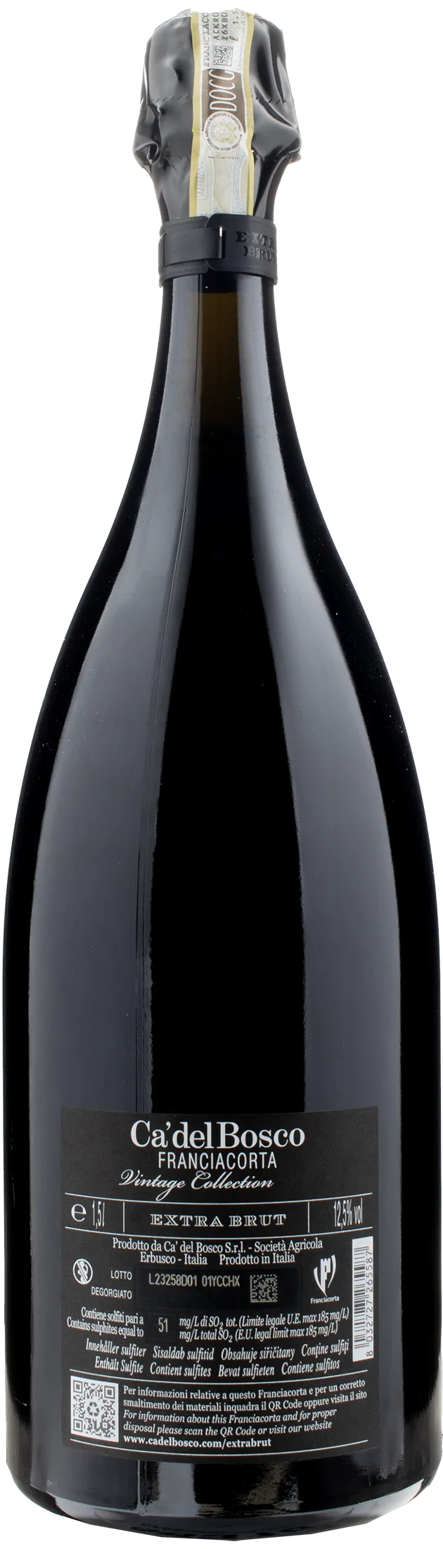 Ca' Del Bosco Franciacorta Vintage Collection Extra Brut Magnum 2019