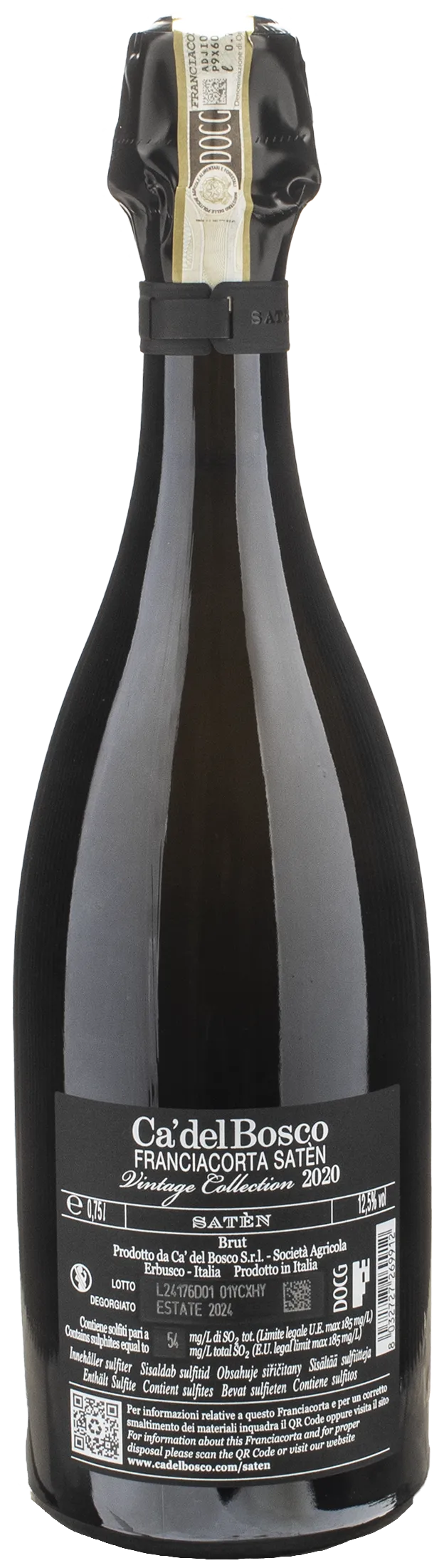 Ca' del Bosco Franciacorta Vintage Collection Saten Brut 2020