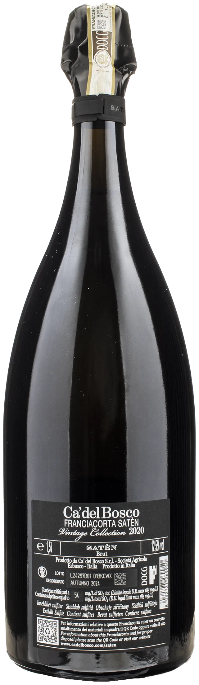 Ca' del Bosco Franciacorta Vintage Collection Saten Brut Magnum 2020