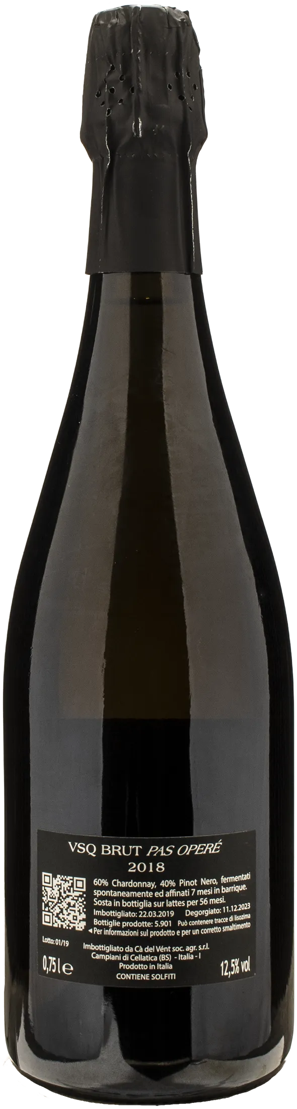 Ca del Vent MFPC Brut Pas Opere 2018