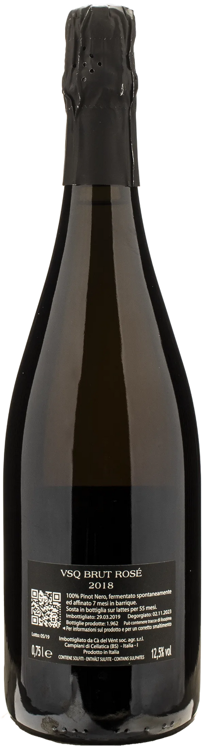 Ca del Vent MFPC Pas Opere Rosè Brut 2018