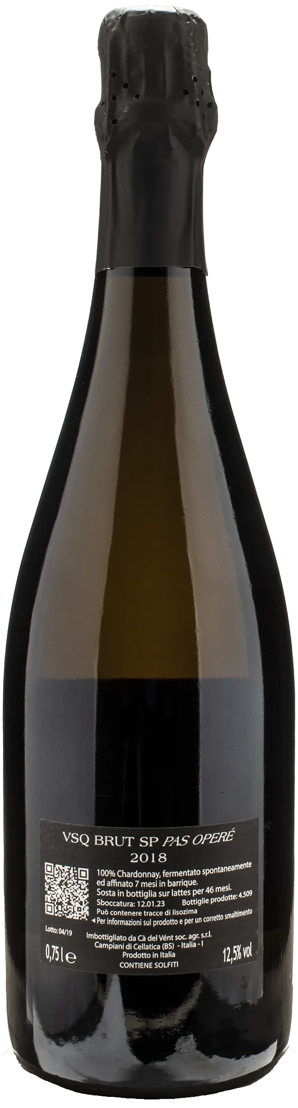 Ca del Vent Pensiero SP Brut Pas Opere 2018