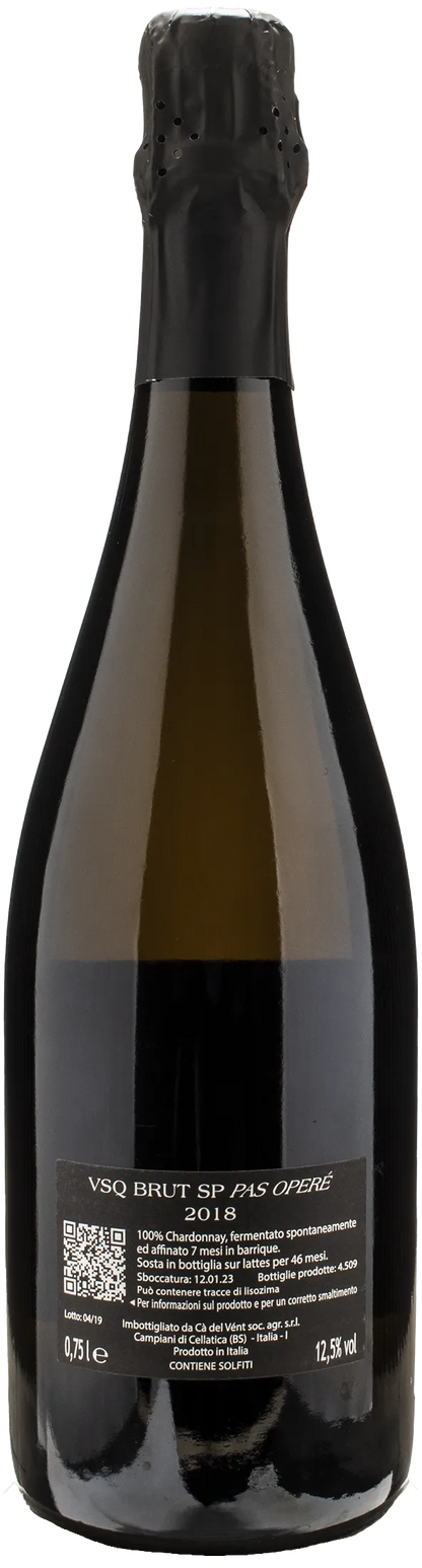 Ca del Vent Pensiero SP Brut Pas Opere 2018