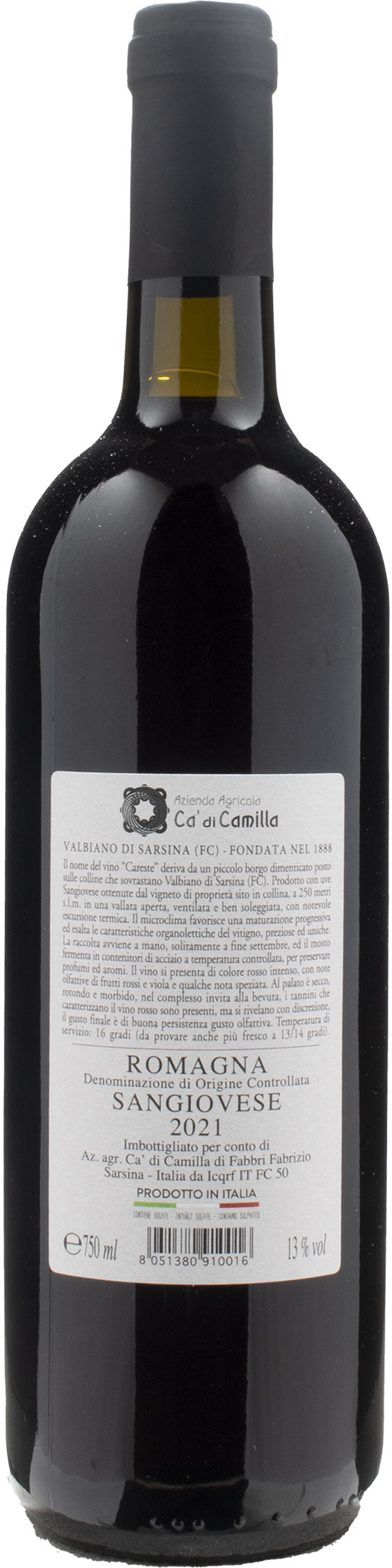 Ca di Camilla Romagna Sangiovese Careste 2021