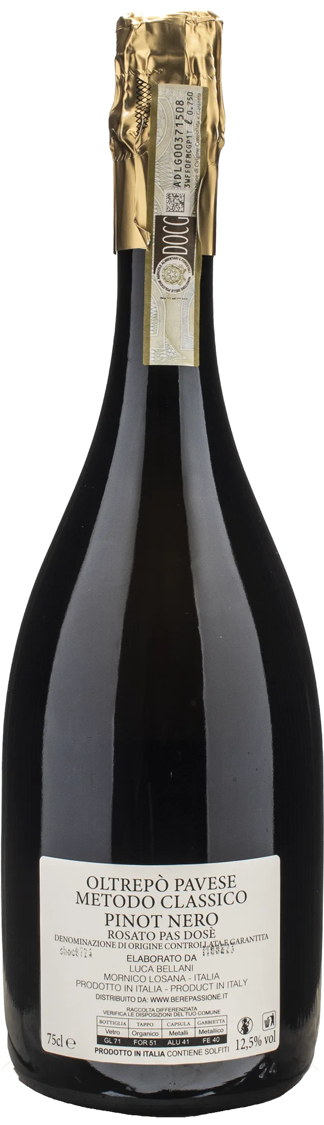 Ca' di Frara Oltre il Classico (Metodo classico) T6 Brut Rosé Pinot Nero