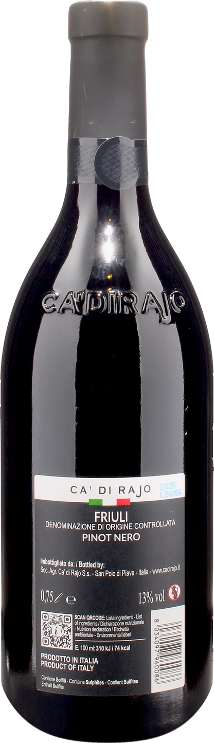 Ca di Rajo Friuli Pinot Nero 2025