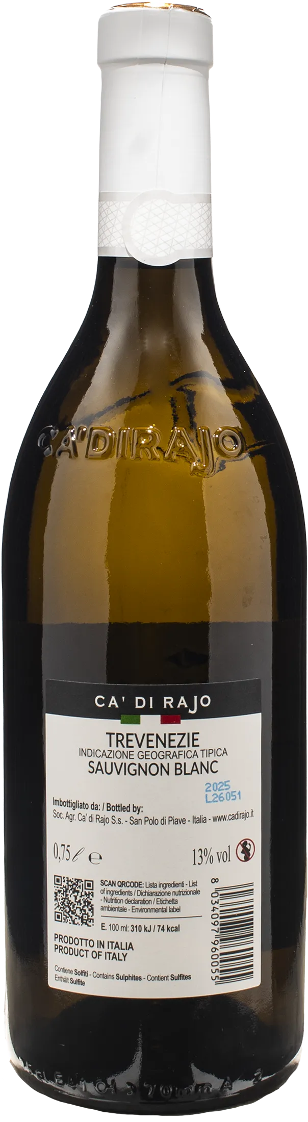 Ca di Rajo Trevenezie Sauvignon Blanc 2025