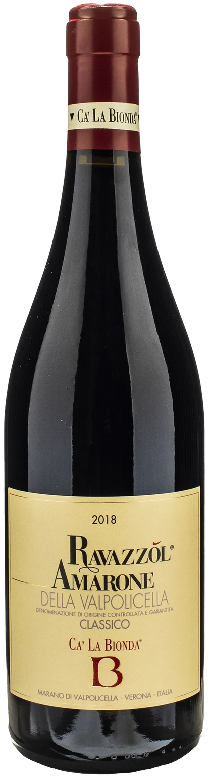 Ca La Bionda Amarone della Valpolicella Classico Ravazzol 2018