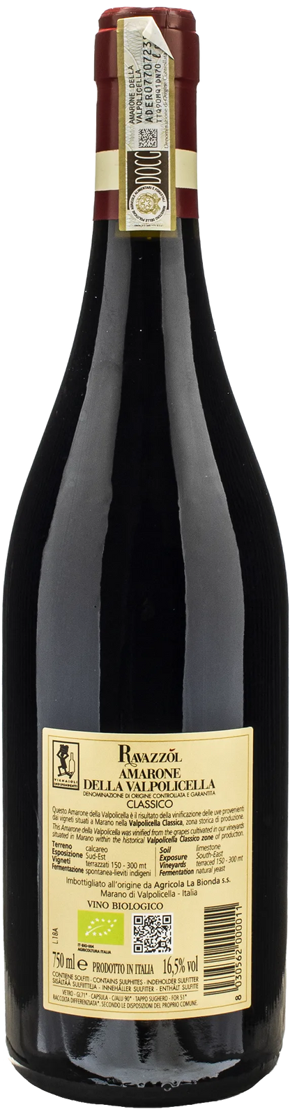 Ca La Bionda Amarone della Valpolicella Classico Ravazzol 2018