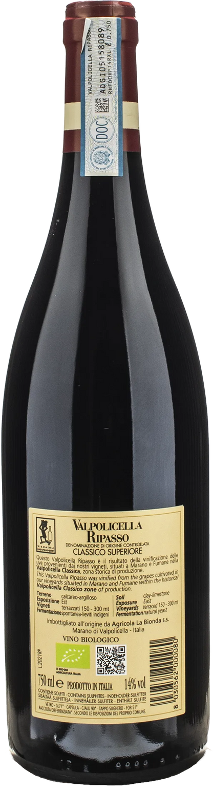 Ca La Bionda Valpolicella Classico Ripasso Superiore Malavoglia 2021
