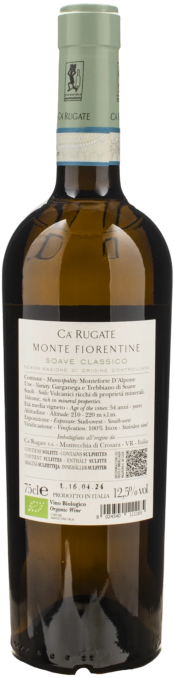 Cà Rugate Soave Classico Monte Fiorentine 2023