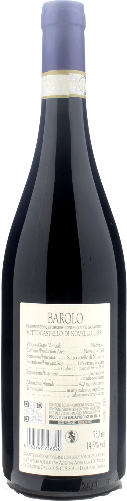 Ca' Viola Barolo Sottocastello di Novello 2018