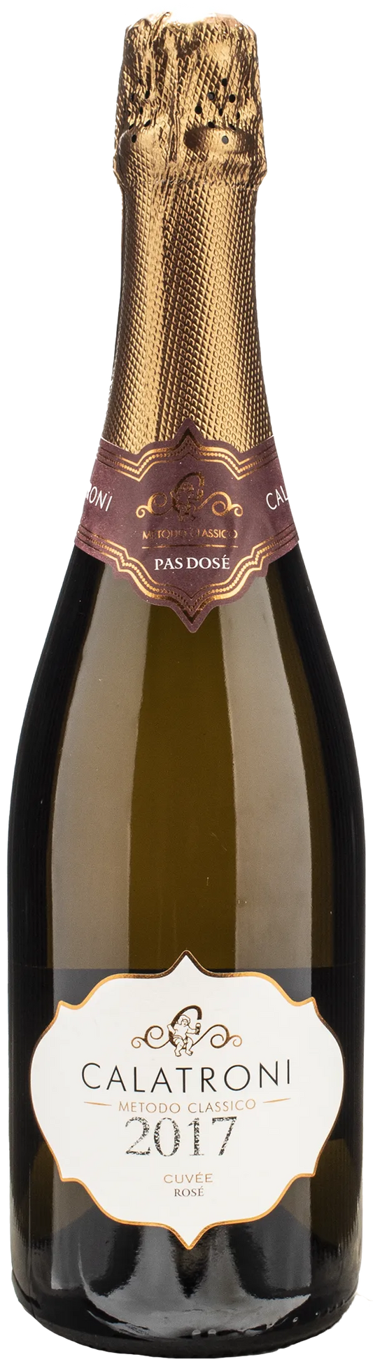 Calatroni Cuvee Rosè Oltrepo Pavese Metodo Classico Dosaggio Zero 2017