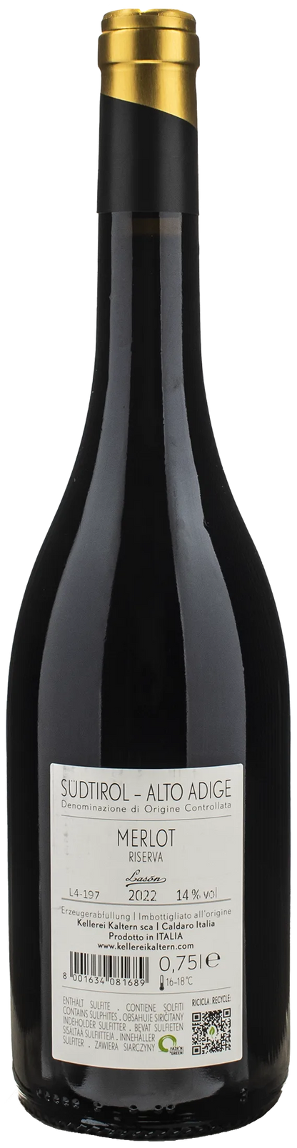 Caldaro Lason Merlot Riserva 2022