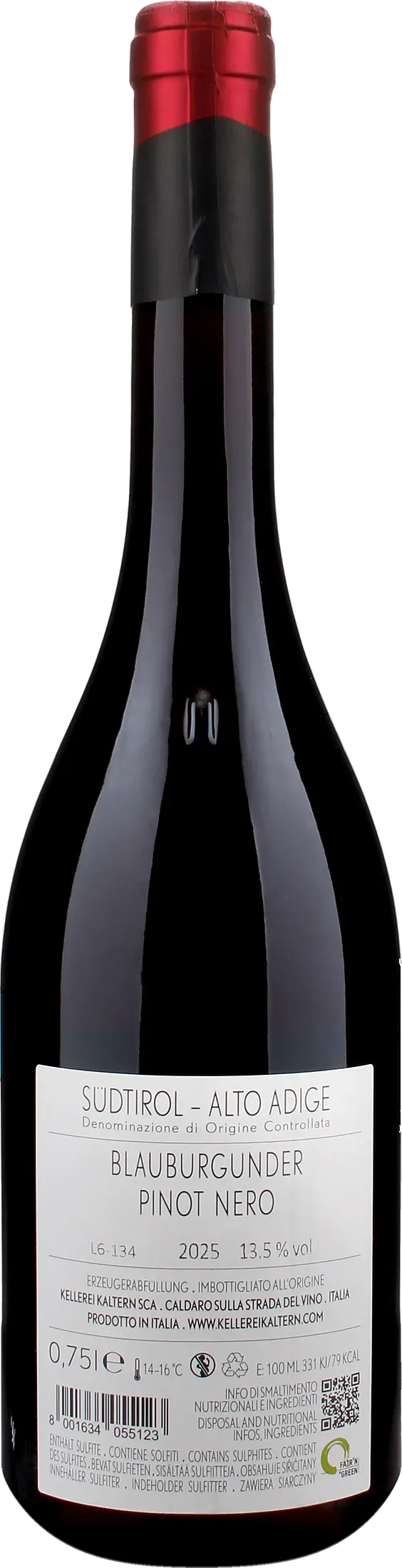 Caldaro Pinot Nero 2025