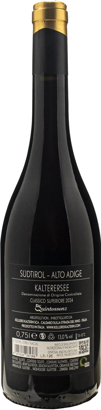 Caldaro Quintessenz Kalterersee Classico Superiore 2024