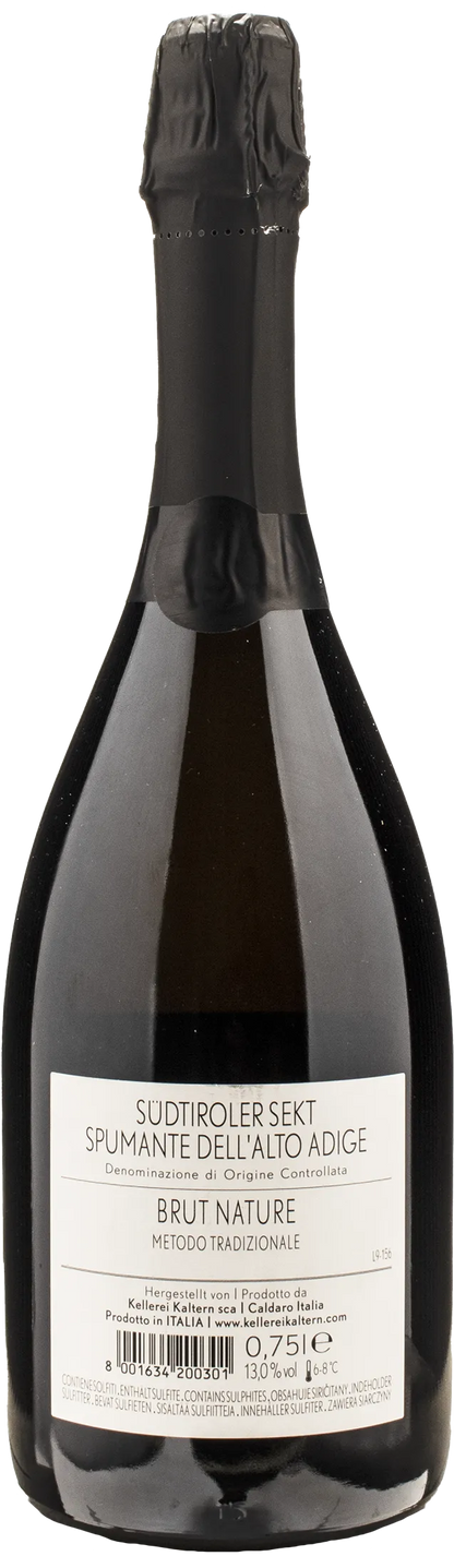 Caldaro Spumante Brut Nature Metodo Classico 2018