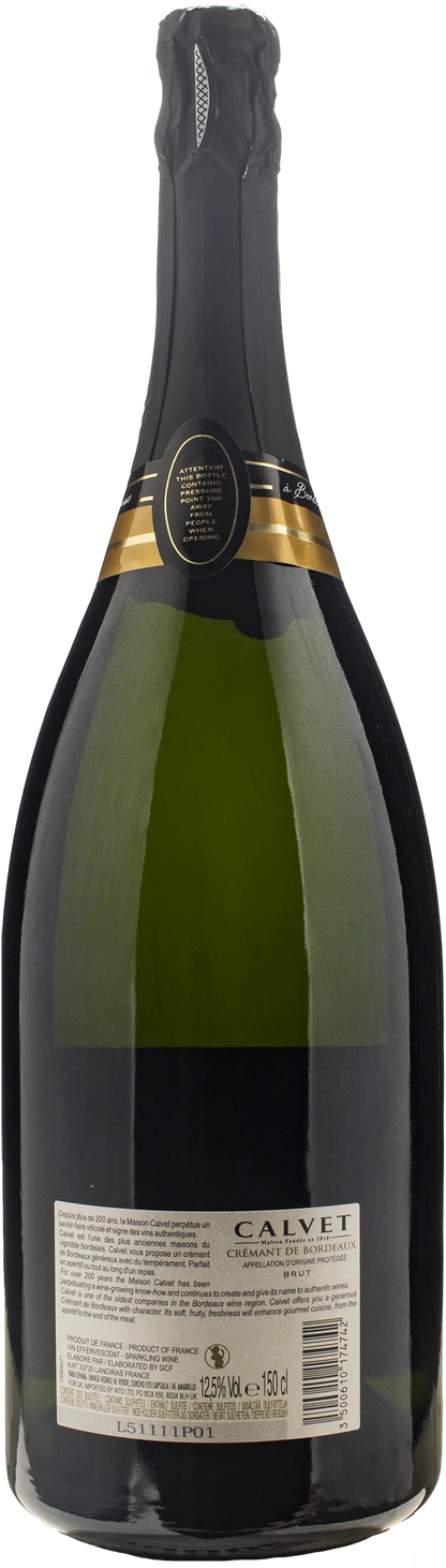 Calvet Cremant de Bordeaux Brut Magnum 2023