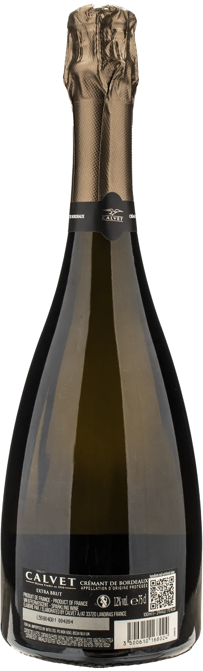 Calvet Cremant de Bordeaux Extra Brut 2022