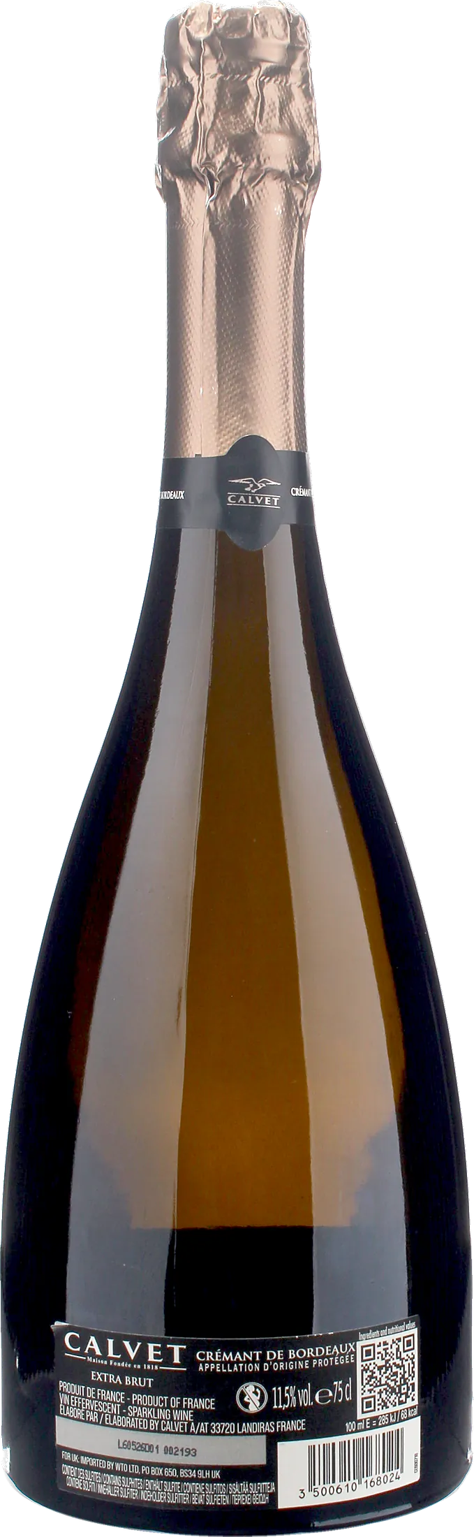 Calvet Cremant de Bordeaux Extra Brut 2024