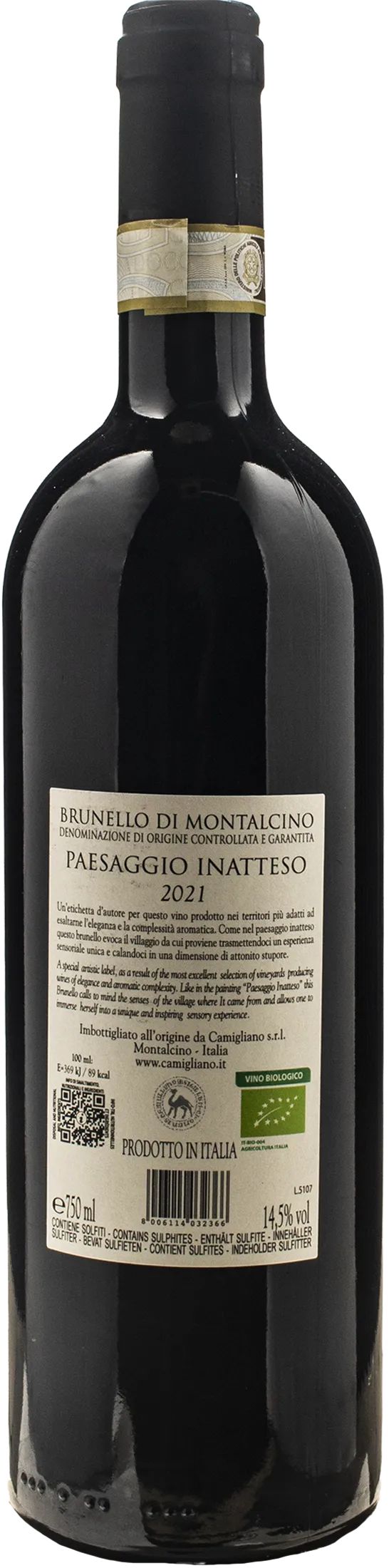 Camigliano Brunello Montalcino Paesaggio Inatteso 2021