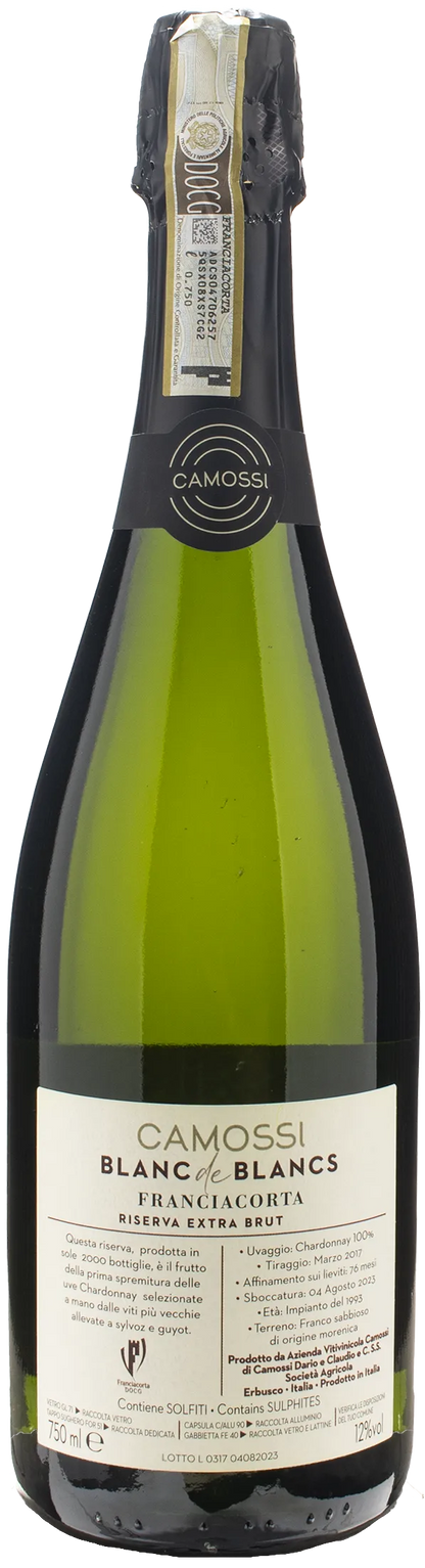 Camossi Franciacorta Blanc de Blancs Extra Brut Riserva 2016