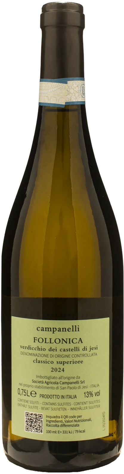 Campanelli Verdicchio dei Castelli di Jesi Classico Superiore Follonica 2024