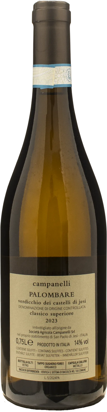 Campanelli Verdicchio dei Castelli di Jesi Classico Superiore Palombare 2023