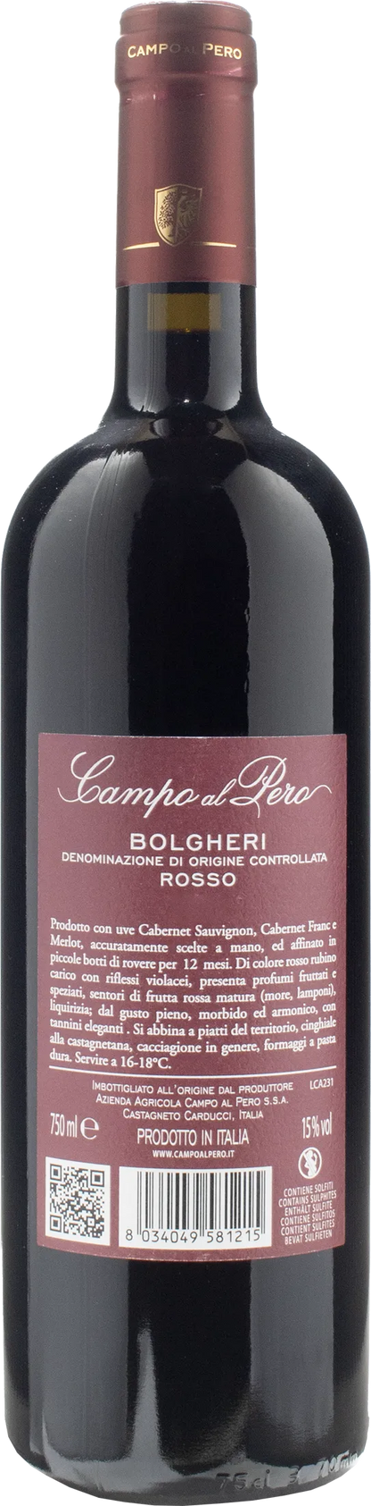 Campo al Pero Bolgheri Rosso 2021