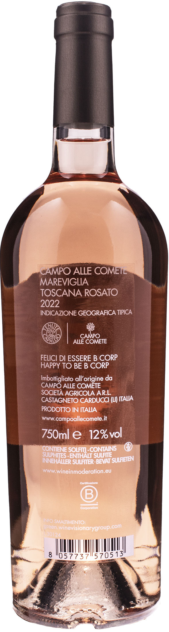 Campo Alle Comete Mareviglia Toscana Rosato 2022