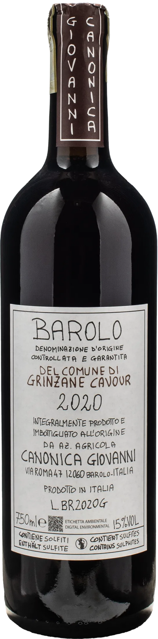 Canonica Barolo del Comune di Grinzane Cavour 2020