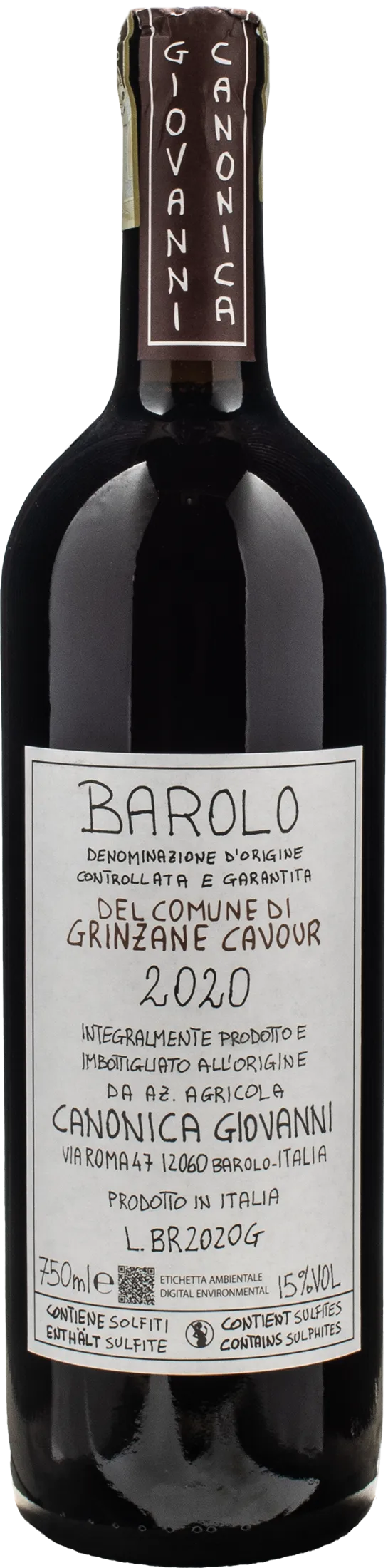 Canonica Barolo del Comune di Grinzane Cavour 2020