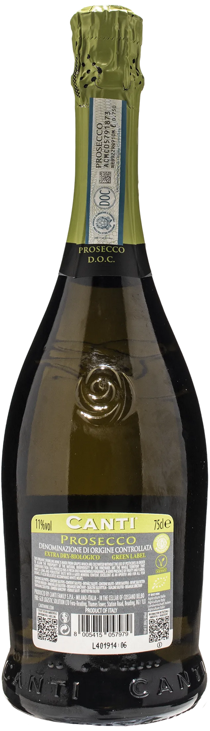 Canti Prosecco Organic Extra Dry 2023