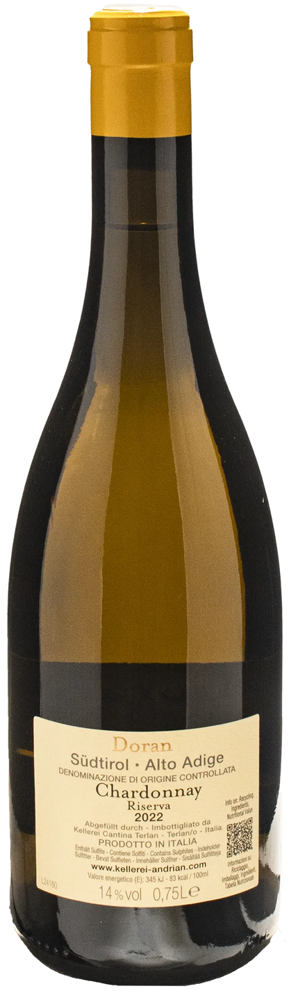 Cantina Andrian Chardonnay Riserva Doran 2022