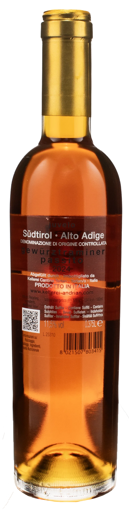 Cantina Andriano Gewurztraminer Passito Juvelo 0.375L 2024