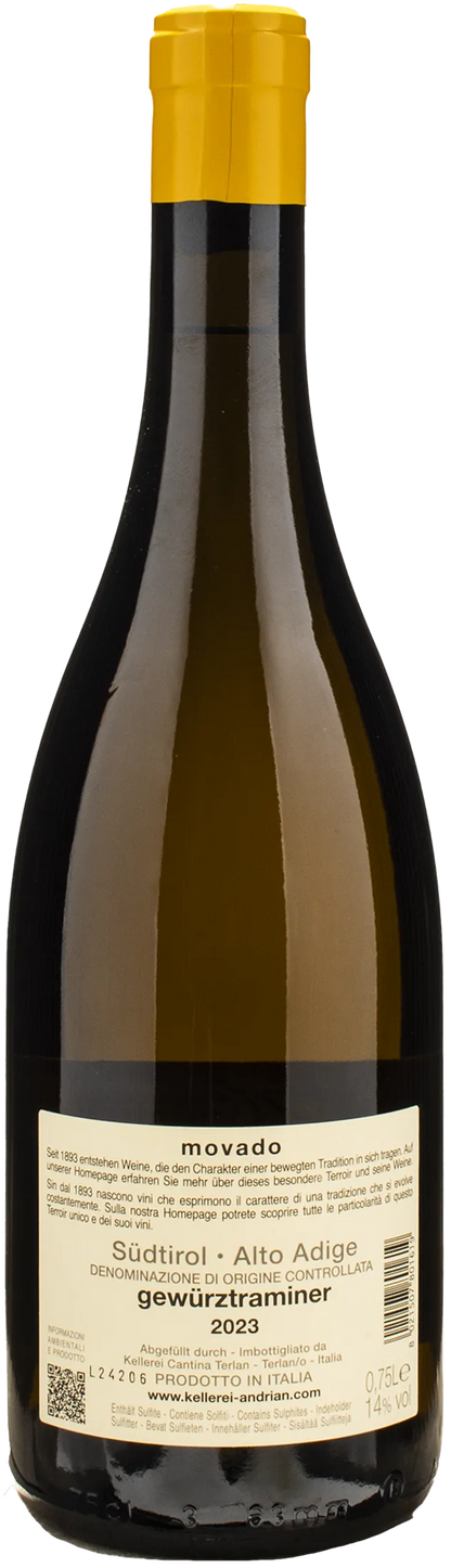 Cantina Andriano Movado Gewurztraminer 2023