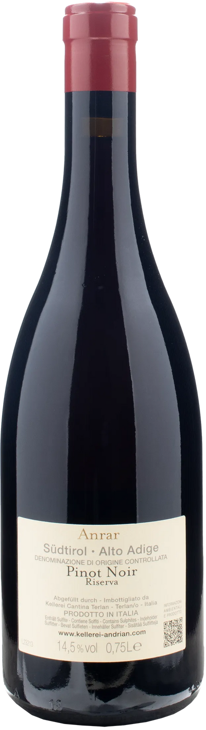Cantina Andriano Pinot Nero Anrar Riserva 2021