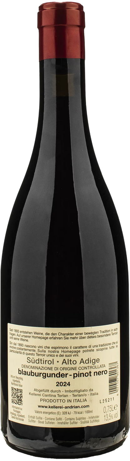 Cantina Andriano Pinot Noir 2024