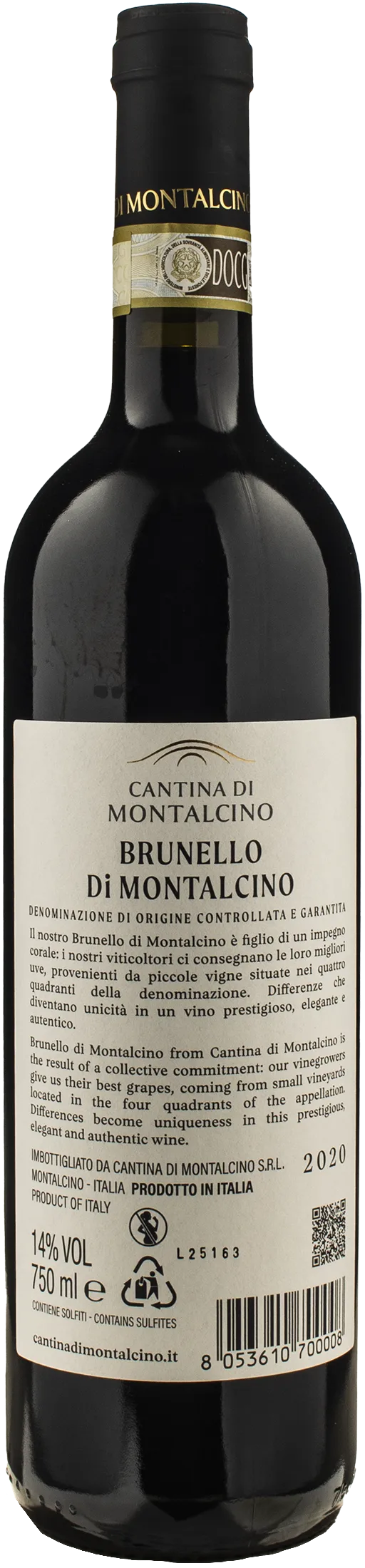 Cantina di Montalcino Brunello Montalcino 2020