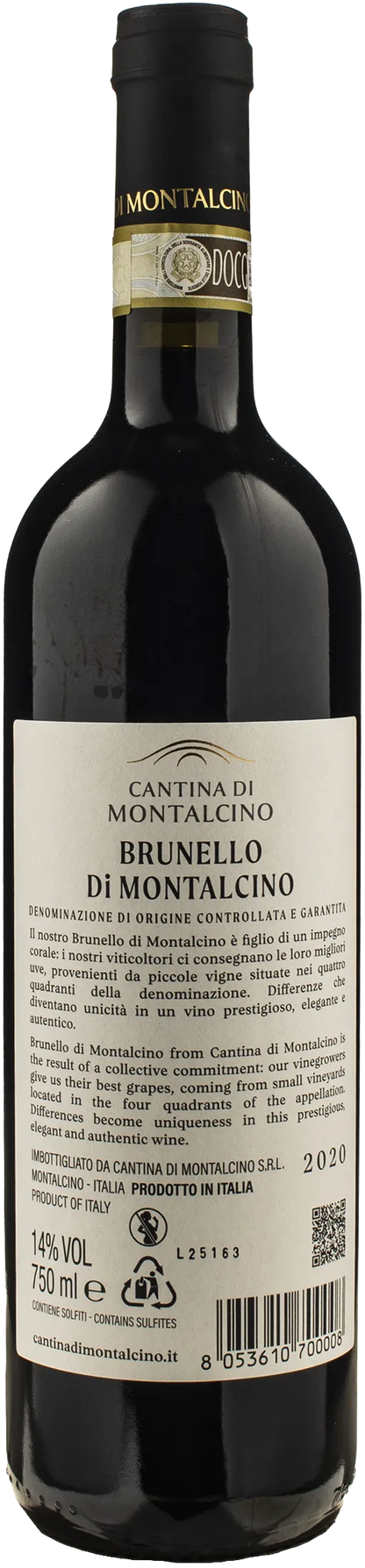 Cantina di Montalcino Brunello Montalcino 2020
