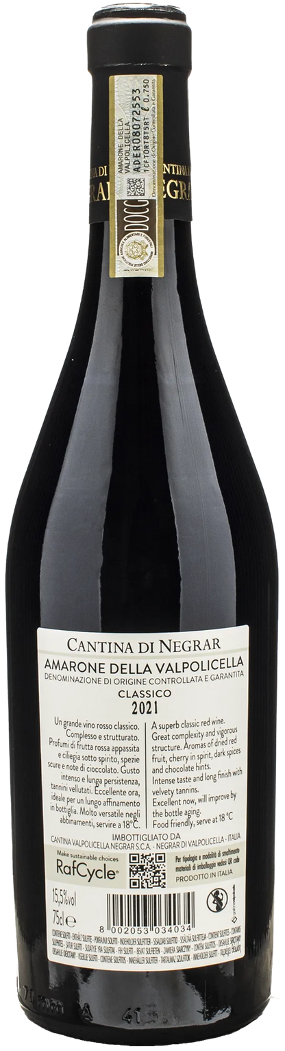Cantina di Negrar Amarone della Valpolicella Classico 2021
