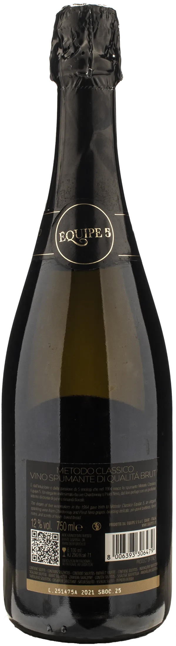 Cantina di Soave Equipe 5 Metodo Classico Cuvee N61 Brut